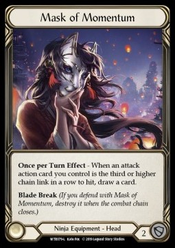 Mask of Momentum (Cold Foil)