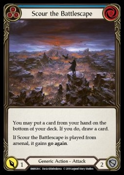 Scour the Battlescape (Blue) (Regular)