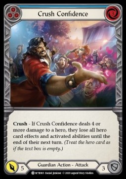 Crush Confidence (Blue) (Rainbow Foil)