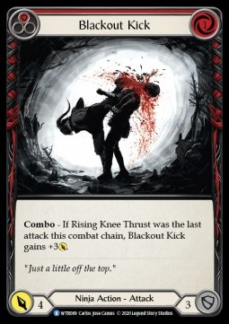 Blackout Kick (Red) (Rainbow Foil)