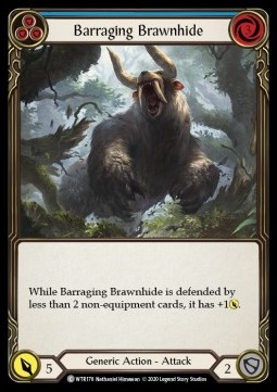 Barraging Brawnhide (Blue) (Regular)