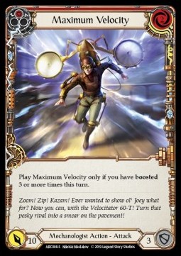 Maximum Velocity (Rainbow Foil)