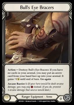 Bull's Eye Bracers (Cold Foil)