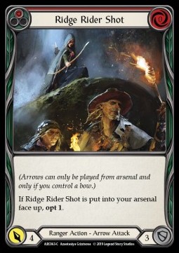 Ridge Rider Shot (Red) (Rainbow Foil)