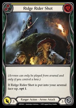 Ridge Rider Shot (Yellow) (Rainbow Foil)