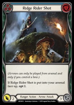 Ridge Rider Shot (Blue) (Rainbow Foil)