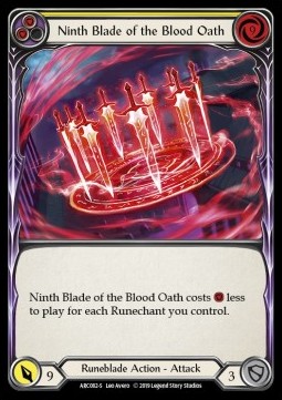 Ninth Blade of the Blood Oath (Regular)