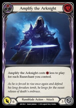 Amplify the Arknight (Red) (Rainbow Foil)