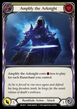 Amplify the Arknight (Yellow) (Rainbow Foil)