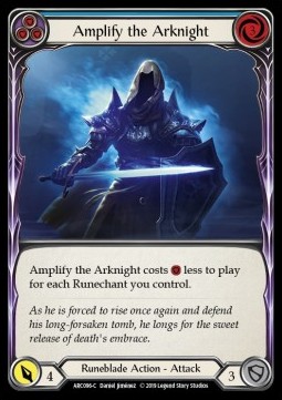 Amplify the Arknight (Blue) (Rainbow Foil)