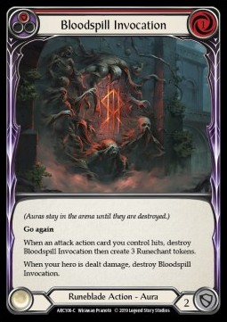 Bloodspill Invocation (Red) (Rainbow Foil)