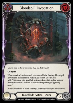 Bloodspill Invocation (Blue) (Regular)