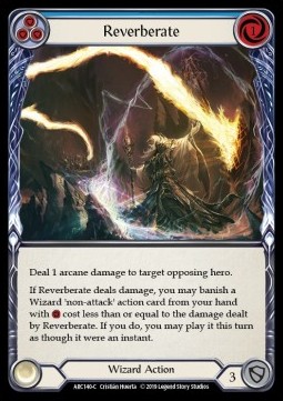 Reverberate (Blue) (Rainbow Foil)