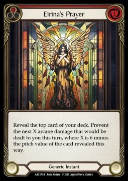 Eirina's Prayer (Red) (Rainbow Foil)