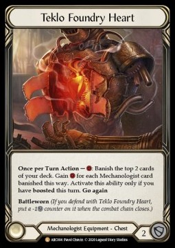 Teklo Foundry Heart (Rainbow Foil)