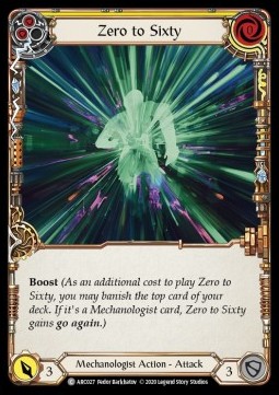 Zero to Sixty (Yellow) (Rainbow Foil)