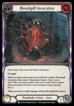 Bloodspill Invocation (Red) (Rainbow Foil)