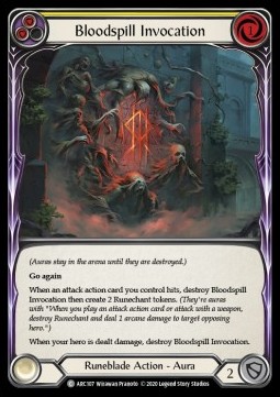 Bloodspill Invocation (Yellow) (Regular)