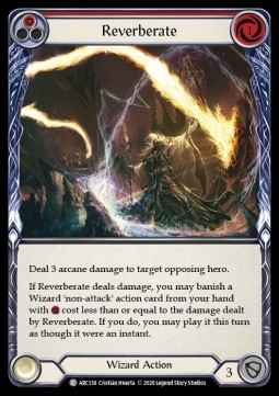 Reverberate (Red) (Rainbow Foil)