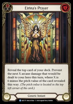 Eirina's Prayer (Red) (Rainbow Foil)