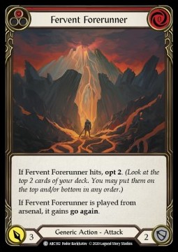 Fervent Forerunner (Red) (Regular)