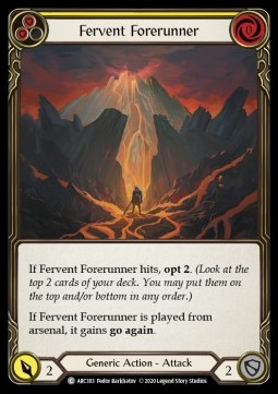 Fervent Forerunner (Yellow) (Regular)