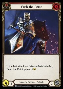 Push the Point (Red) (Rainbow Foil)