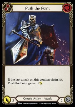 Push the Point (Yellow) (Rainbow Foil)