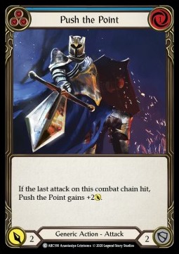 Push the Point (Blue) (Rainbow Foil)