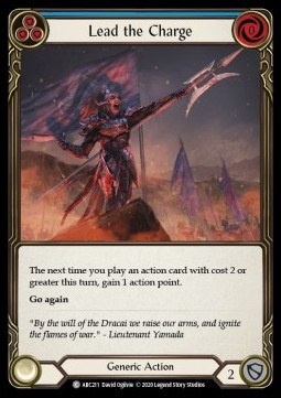 Lead the Charge (Blue) (Rainbow Foil)