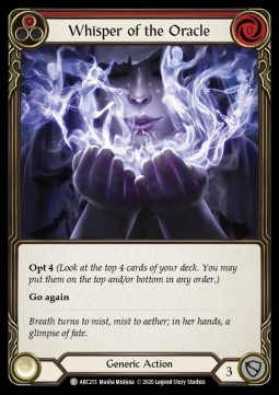 Whisper of the Oracle (Red) (Rainbow Foil)