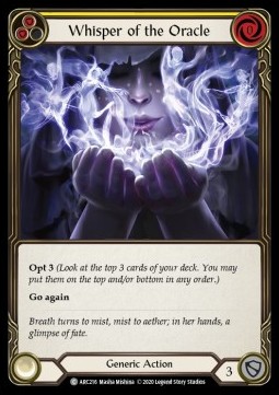 Whisper of the Oracle (Yellow) (Regular)