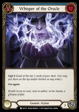 Whisper of the Oracle (Blue) (Rainbow Foil)