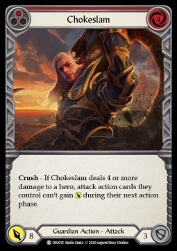 Chokeslam (Red) (Rainbow Foil)