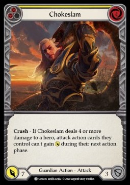 Chokeslam (Yellow) (Rainbow Foil)