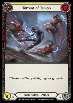 Torrent of Tempo (Yellow) (Rainbow Foil)