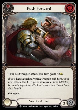 Push Forward (Red) (Rainbow Foil)