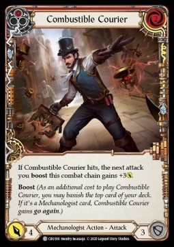 Combustible Courier (Red) (Rainbow Foil)