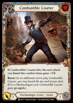 Combustible Courier (Blue) (Rainbow Foil)