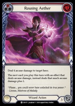 Rousing Aether (Red) (Rainbow Foil)