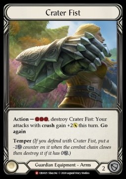 Crater Fist (Cold Foil)