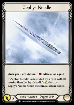 Zephyr Needle (Cold Foil)