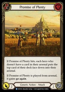 Promise of Plenty (Yellow) (Rainbow Foil)