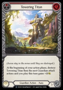 Towering Titan (Red) (Rainbow Foil)