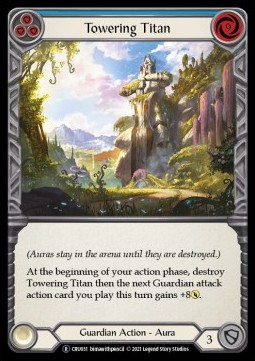 Towering Titan (Blue) (Rainbow Foil)