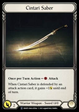 Cintari Saber (Rainbow Foil)