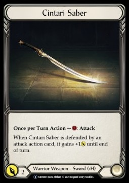 Cintari Saber (Rainbow Foil)