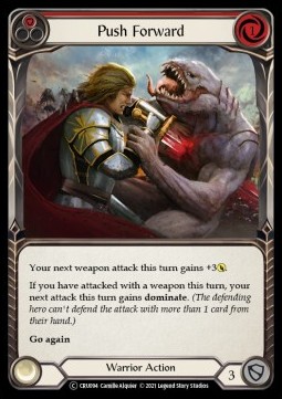 Push Forward (Red) (Rainbow Foil)