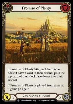 Promise of Plenty (Red) (Rainbow Foil)