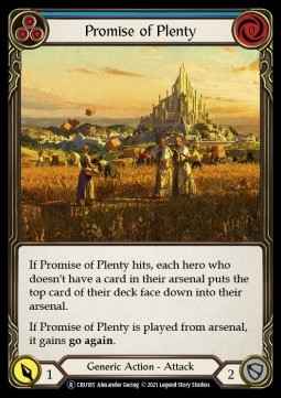 Promise of Plenty (Blue) (Rainbow Foil)